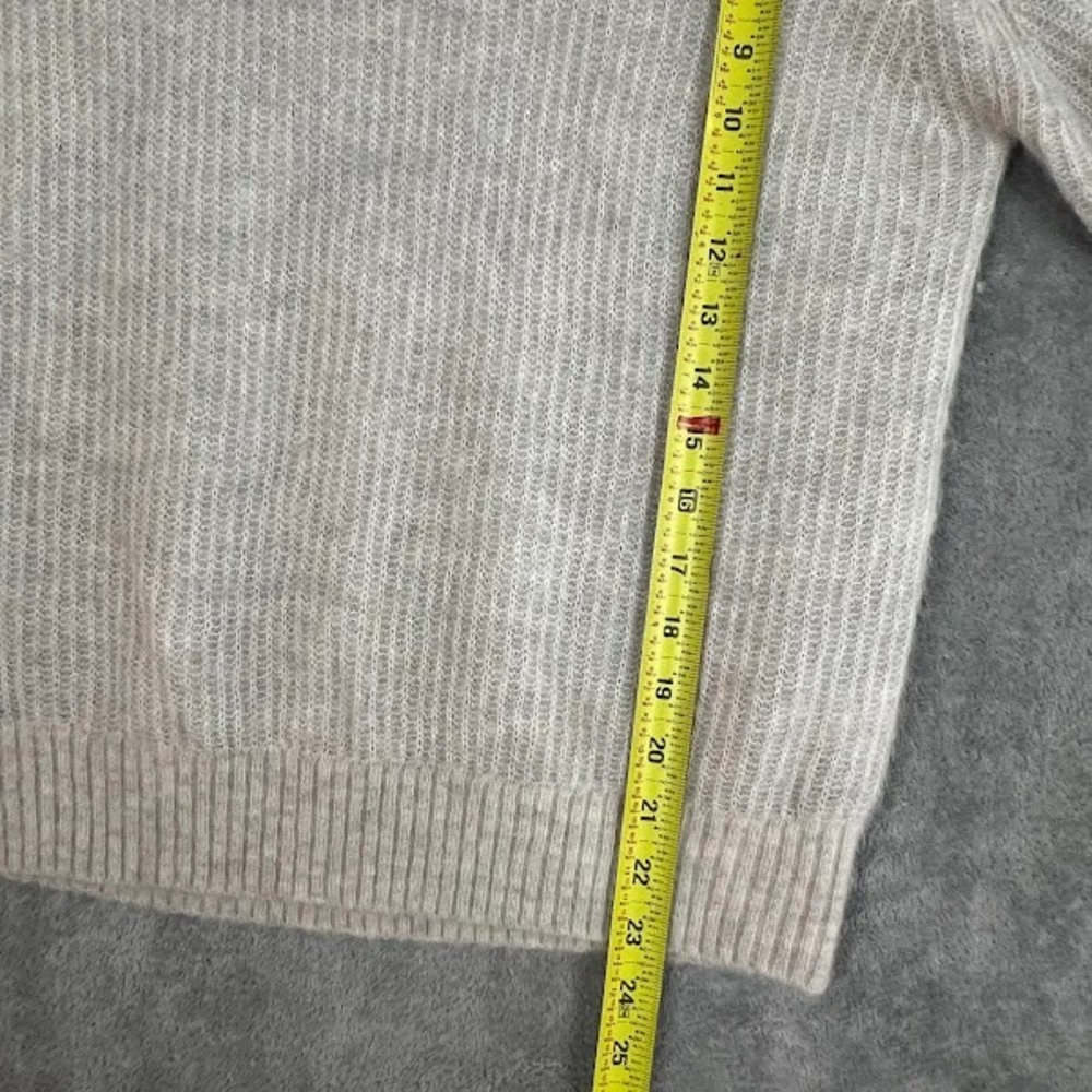 Everlane The Cocoon Crew Sweater Womens XXS Grey Alpaca Cozy Quiet Luxury Luxe - Picture 8 of 8